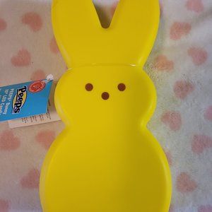 Peeps yellow light up blow mold bunny